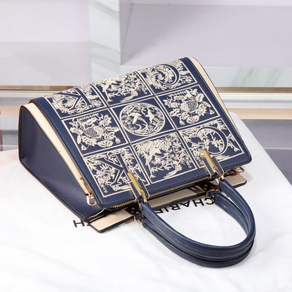 Havilah Embroidery Medium Tote Bag